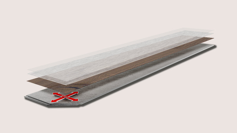 Next Step Aquacore Carrara Stone Oak Plank Luxury Rigid Core Click Vinyl Flooring